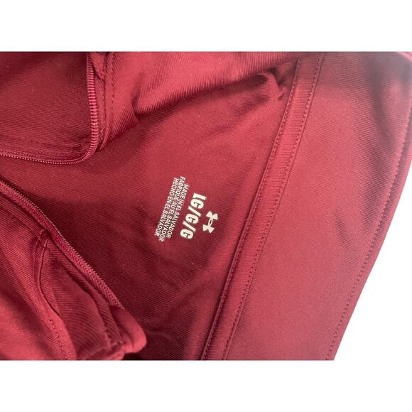 Under Armour UA Team Tech 1/4 Zip Long Sleeve Maroon Men's Sz L NWT - Picture 3 of 9